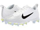 Nike Hyperdiamond 2 Keystone (white/black/pure Platinum/pure Platinum) Women's Cleated Shoes