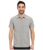 Royal Robbins Diablo Plaid Short Sleeve Shirt (light Pewter) Men's Short Sleeve Button Up