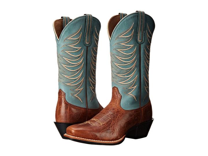 Ariat Legend Legacy (gingersnap/sky Blue) Cowboy Boots