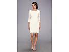 Adrianna Papell - L/s Lace Dress (cream)
