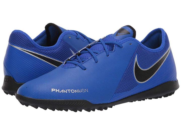 Nike Phantom Vsn Academy Tf (racer Blue/black/metallic Silver) Men's Soccer Shoes