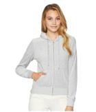 Juicy Couture Velour Robertson Jacket (silver Lining) Women's Clothing