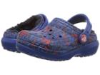 Crocs Kids Classic Lined Clog (toddler/little Kid) (blue Jean/navy) Kids Shoes