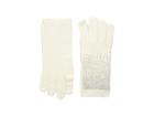 Calvin Klein Ombre Crystal Studded Gloves (cream) Extreme Cold Weather Gloves