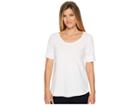 Woolrich Meadow Forks 3/4 Sleeve Shirt (sea Salt) Women's T Shirt