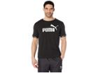 Puma Amplified Big Logo Tee (cotton Black) Men's T Shirt