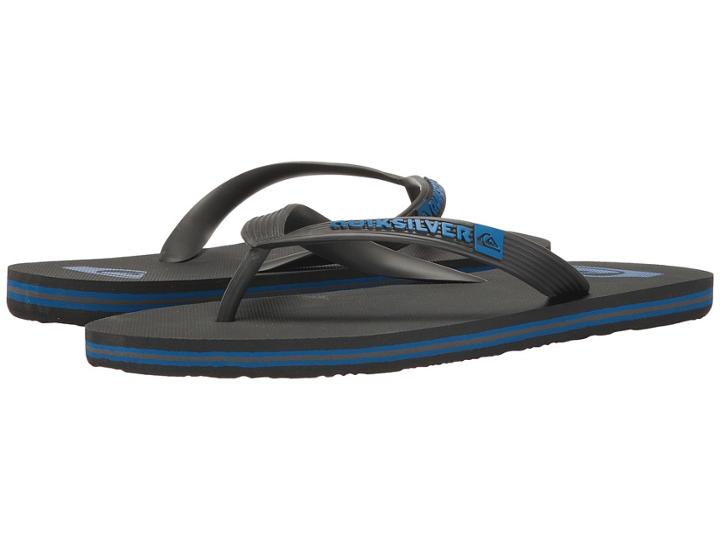 Quiksilver Molokai (grey/grey/blue) Men's Sandals