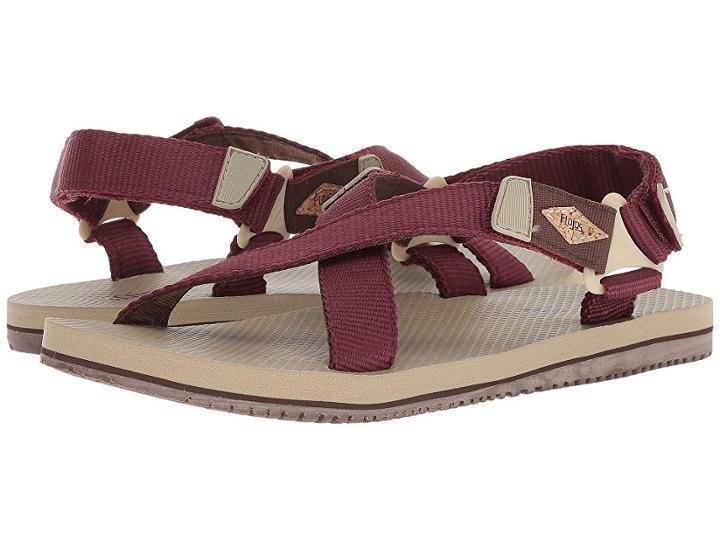 Flojos Powell (maroon/brown) Men's Shoes