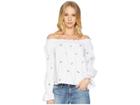 Bishop + Young Polynesian Bare Shoulder Top (white) Women's Blouse