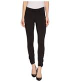 Hue Pyramid Ruched Skimmer (black) Women's Casual Pants