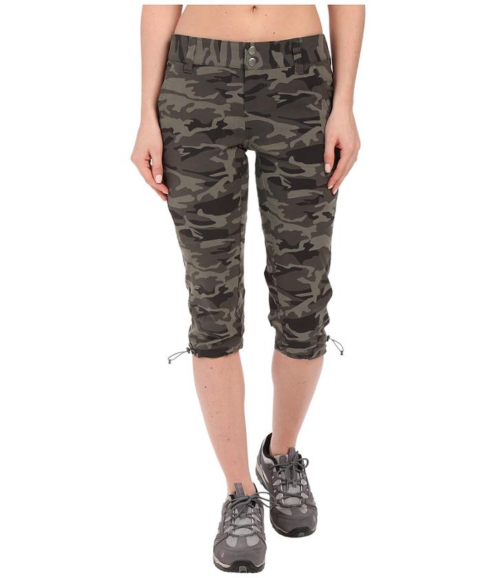 Columbia Saturday Trailtm Printed Knee Pants (gravel Camo) Women's Casual Pants