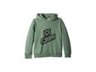 Stella Mccartney Kids Heath Ice Cream Hooded Pullover (toddler/little Kids/big Kids) (olive) Boy's Sweatshirt