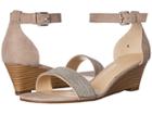 Athena Alexander Enfield Sandal Wedge (taupe Suede) Women's Wedge Shoes