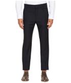 Vivienne Westwood Pinstripe Wool Classic Trousers (navy Stripe) Men's Casual Pants