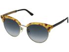 Gucci Gg0222sk (havana/gold/grey) Fashion Sunglasses