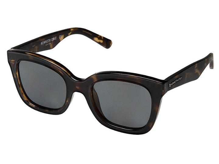 Kenneth Cole Reaction Kc7210 (dark Havana/smoke Polarized) Fashion Sunglasses