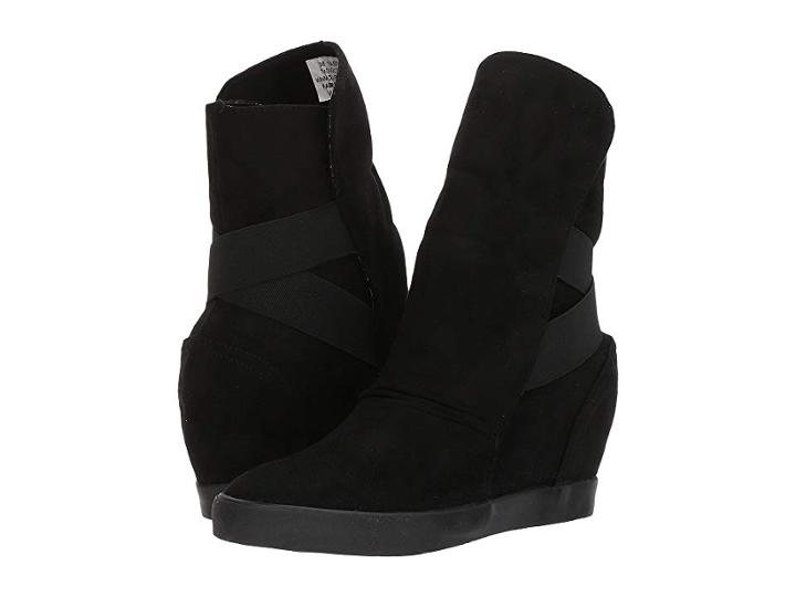 Amiana 15-a5370 (little Kid/big Kid/adult) (black Suede Fabric) Girl's Shoes