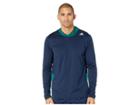 Adidas Back To School Training Hoodie (collegiate Navy/noble Green/white) Men's Clothing