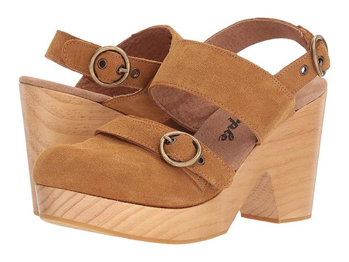 Free People Park Circle Clog (taupe) Women's Clog Shoes