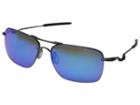 Oakley Tailback (carbon/sapphire Iridium Polarized) Plastic Frame Fashion Sunglasses