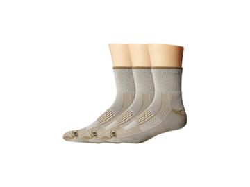 Drymax Sport Lite Hiking Quarter Crew 3-pair Pack (light Brown) Quarter Length Socks Shoes