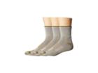 Drymax Sport Lite Hiking Quarter Crew 3-pair Pack (light Brown) Quarter Length Socks Shoes