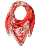 Vince Camuto Dreamscape Floral Silk Chiffon (red) Scarves
