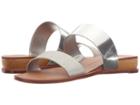 Dolce Vita Payce (silver Lizard Embossed Stella) Women's Slide Shoes