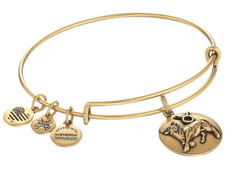 Alex And Ani Taurus Iii (rafaelian Gold) Bracelet