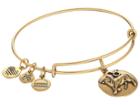Alex And Ani Taurus Iii (rafaelian Gold) Bracelet