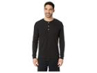 Nike Sb Sb Thermal Henley Top (black) Men's Clothing