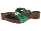 Dr. Scholl's Classic (green/white Polka Dot) Women's Shoes
