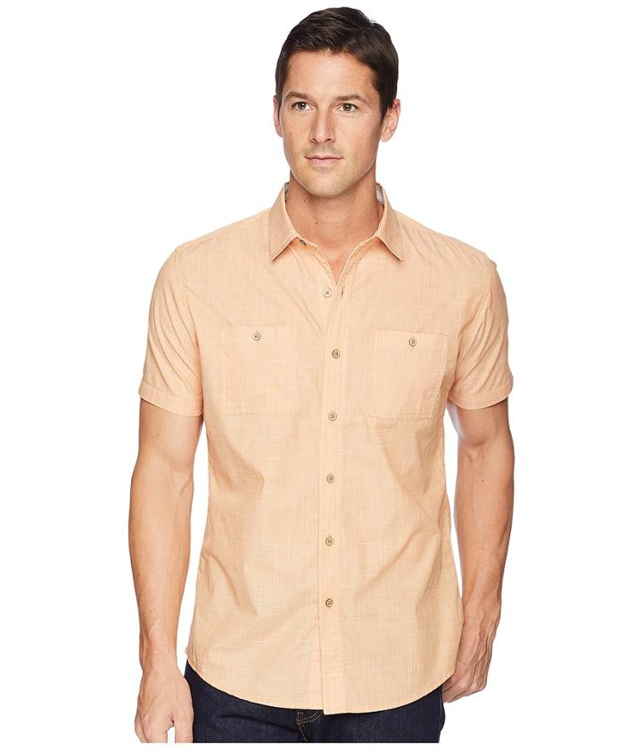 Kuhl Karib Short Sleeve (melon) Men's Short Sleeve Button Up