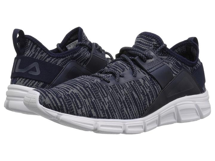 Fila Lombardi Running (fila Navy/monument/white) Men's Running Shoes
