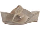 Adrianna Papell Casey (platinum Jimmy Net) Women's Wedge Shoes