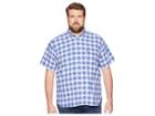 Polo Ralph Lauren Big Tall Oxford Button Down Sport Shirt (blue/salmon Multi) Men's Clothing