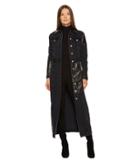 Mcq Recycled Denim Coat (vintage Black) Women's Coat