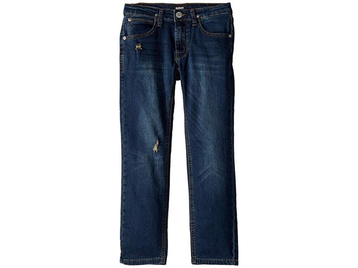 Hudson Kids Jagger Slim Straight French Terry Jeans In Ripped Rippedo (big Kids) (ripped Rippedo) Boy's Jeans