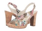 Anne Klein Pauline Heeled Sandal (floral) Women's Flat Shoes