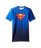 Under Armour Kids Dc Comics Base Layer Short Sleeve (big Kids) (royal/red) Boy's Clothing