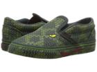 Vans Kids Classic Slip-on (toddler) ((poison) Reptile/green Lizard) Boys Shoes