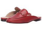 Sam Edelman Linnie (deep Red Bally Premium Leather) Women's Clog/mule Shoes