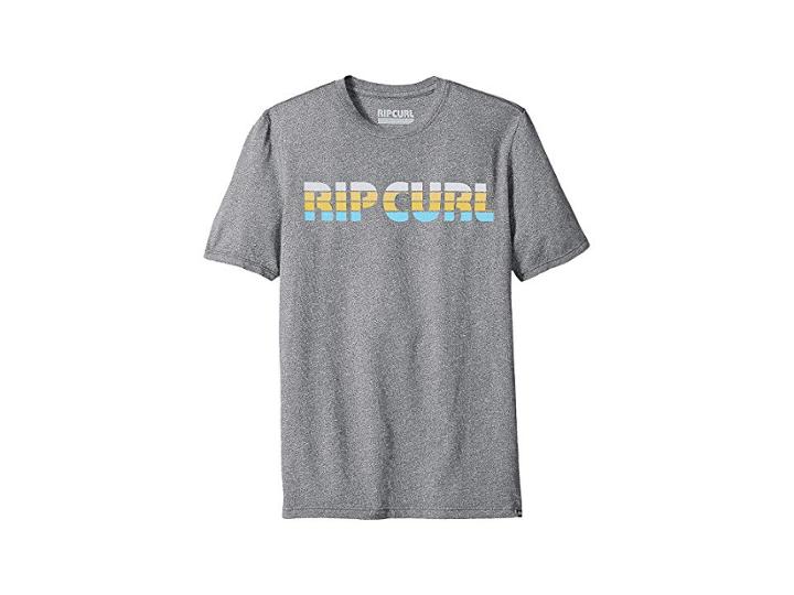 Rip Curl Kids Pumped Mock Twist Tee (big Kids) (platinum) Boy's T Shirt