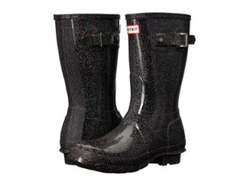 Hunter Original Starcloud Short Rain Boots (black Multi) Women's Rain Boots