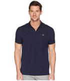 Lacoste Short Sleeve '85th Anni' Future Polo Regular (navy Blue) Men's Short Sleeve Pullover