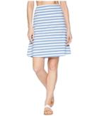 Lole Lunner Skirt (heather Blue Denim Stripe) Women's Skirt