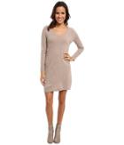 Christin Michaels 100% Cashmere Brooke Shift Dress (oatmeal) Women's Dress