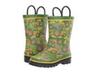 Western Chief Kids Vintage Tractors Rain Boot (toddler/little Kid) (green) Boys Shoes