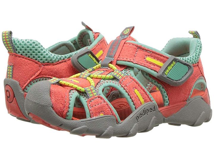 Pediped Canyon Flex (toddler/little Kid/big Kid) (coral Sky) Girls Shoes
