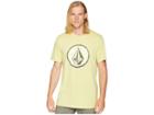 Volcom Classic Stone Short Sleeve Tee (acid Yellow) Men's T Shirt